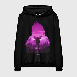 Толстовка-худи мужская Силуэт Пауэр, цвет: 3D-черный