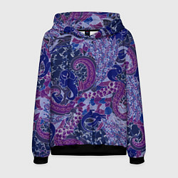 Толстовка-худи мужская Морской кролик, цвет: 3D-черный