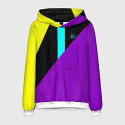 Толстовка-худи мужская FIRM прямиком из 80х, цвет: 3D-белый