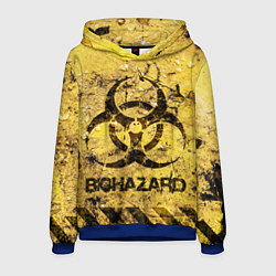 Толстовка-худи мужская Danger biohazard, цвет: 3D-синий