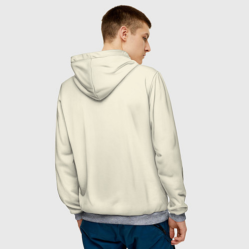 Мужская толстовка Meowy catwas / 3D-Меланж – фото 4