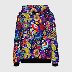 Мужская толстовка Multicolored floral patterns