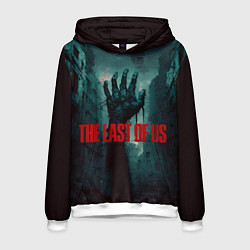 Толстовка-худи мужская The last of us dead hand, цвет: 3D-белый