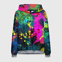 Толстовка-худи мужская Всплеск эмоций, цвет: 3D-меланж