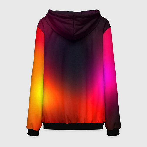 Мужская толстовка Абстрактная текстура / 3D-Черный – фото 2