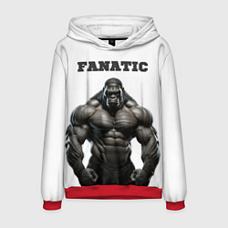 Толстовка-худи мужская Фанатик, цвет: 3D-красный