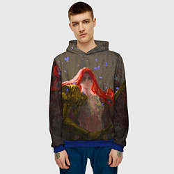 Толстовка-худи мужская Маления из Elden Ring, цвет: 3D-синий — фото 2