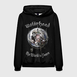 Толстовка-худи мужская Motorhead планета, цвет: 3D-черный