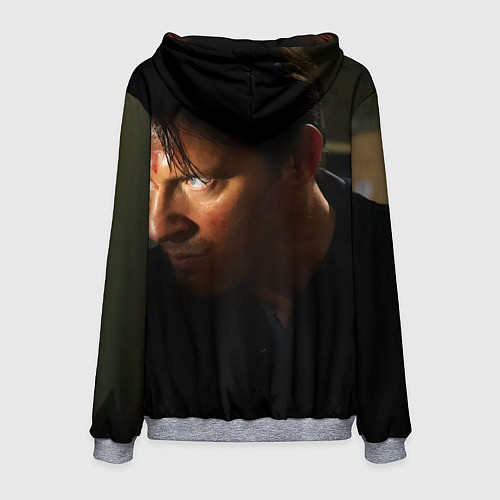 Мужская толстовка Пила Марк Хоффман / 3D-Меланж – фото 2