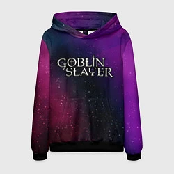 Толстовка-худи мужская Goblin Slayer gradient space, цвет: 3D-черный