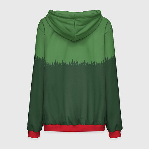 Мужская толстовка Погранзастава / 3D-Красный – фото 2