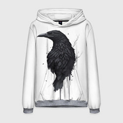 Толстовка-худи мужская Черный странник, цвет: 3D-меланж