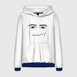 Толстовка-худи мужская Одежда Man Face Roblox, цвет: 3D-синий
