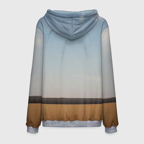 Мужская толстовка Древний Рус против Ящера / 3D-Меланж – фото 2