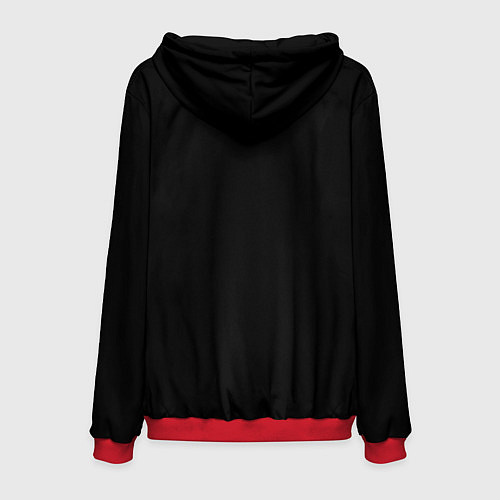 Мужская толстовка Rock and Roll Forever / 3D-Красный – фото 2