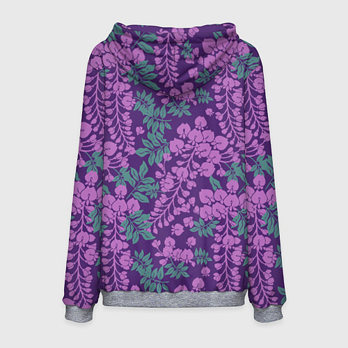 Мужская толстовка Сиреневый рай / 3D-Меланж – фото 2