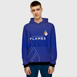 Толстовка-худи мужская Форма Copenhagen Flames, цвет: 3D-черный — фото 2