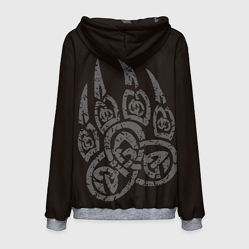 Мужская толстовка Верь в себя велес / 3D-Меланж – фото 2