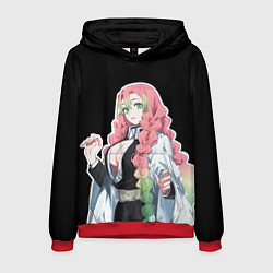 Толстовка-худи мужская Мицури канроджи - минимализм, цвет: 3D-красный