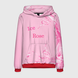 Толстовка-худи мужская Ice Rose, цвет: 3D-красный