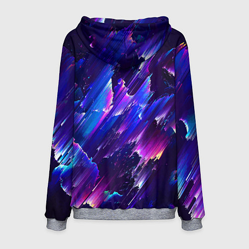 Мужская толстовка Капибара-космонавт - нейросеть / 3D-Меланж – фото 2