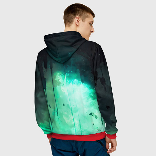 Мужская толстовка Dead Space horror / 3D-Красный – фото 4