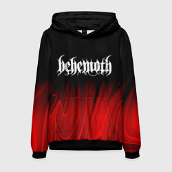 Толстовка-худи мужская Behemoth red plasma, цвет: 3D-черный