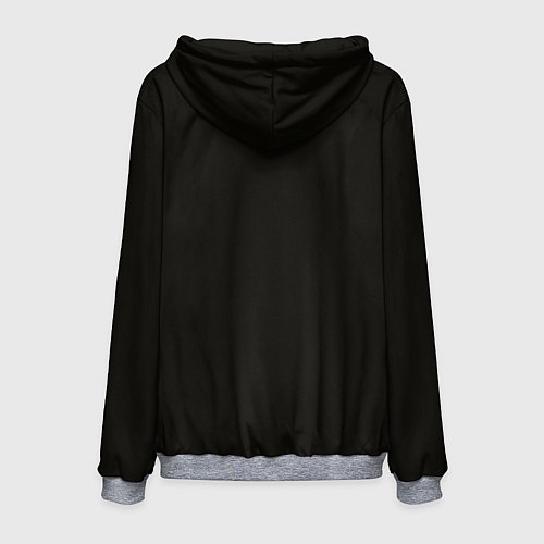 Мужская толстовка Let your wild side lead your way / 3D-Меланж – фото 2