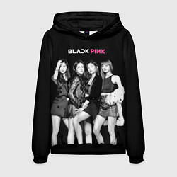 Толстовка-худи мужская Blackpink Beautiful girls, цвет: 3D-черный