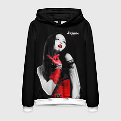 Толстовка-худи мужская Blackpink Jennie Red dress, цвет: 3D-белый