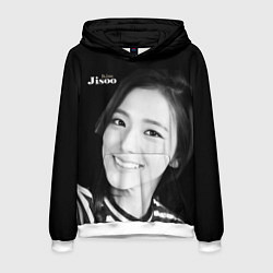 Толстовка-худи мужская Blackpink Jisoo in vest, цвет: 3D-белый