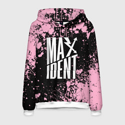 Толстовка-худи мужская Stray kids - pink maxident, цвет: 3D-белый
