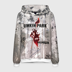 Толстовка-худи мужская Linkin Park Hybrid Theory, цвет: 3D-белый