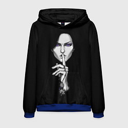 Толстовка-худи мужская The Witcher 3 - Йеннифер, цвет: 3D-синий