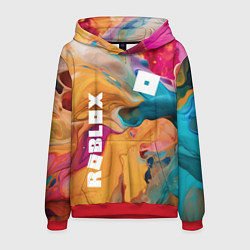 Толстовка-худи мужская Roblox Logo Color, цвет: 3D-красный