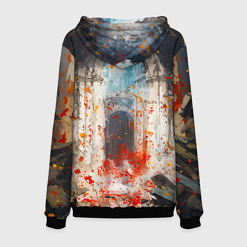 Мужская толстовка Космодесант - Warhammer 40k / 3D-Черный – фото 2