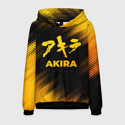 Толстовка-худи мужская Akira - gold gradient, цвет: 3D-черный