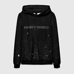 Толстовка-худи мужская Disturbed stars, цвет: 3D-черный