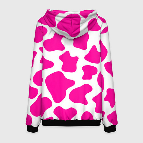 Мужская толстовка Животный паттерн - Барби / 3D-Черный – фото 2