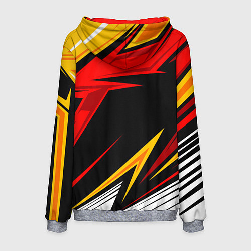 Мужская толстовка Ducati - red uniform / 3D-Меланж – фото 2