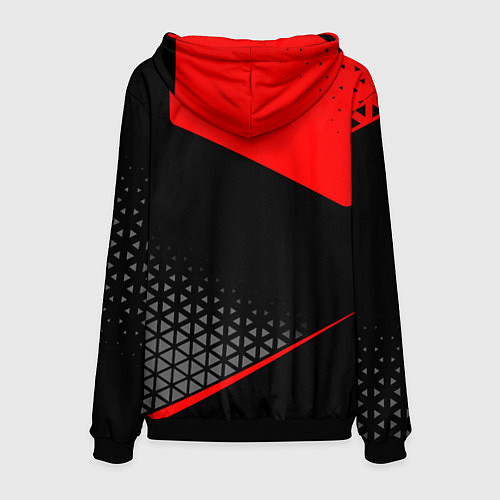 Мужская толстовка Lexus - red sportwear / 3D-Черный – фото 2