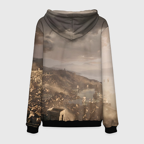 Мужская толстовка Baldurs Gate 3 Logo / 3D-Черный – фото 2