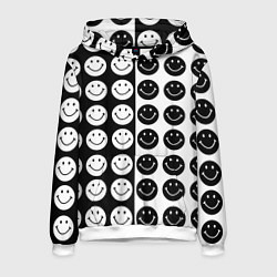 Мужская толстовка Smiley black and white