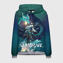 Толстовка-худи мужская Дань Хэн Пожиратель Луны, цвет: 3D-меланж