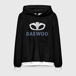 Толстовка-худи мужская Daewoo sport auto, цвет: 3D-белый