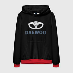 Толстовка-худи мужская Daewoo sport auto, цвет: 3D-красный
