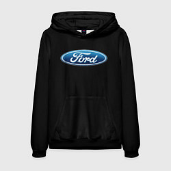 Толстовка-худи мужская Ford sport auto, цвет: 3D-черный