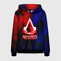 Толстовка-худи мужская Assassins Creed fire, цвет: 3D-черный