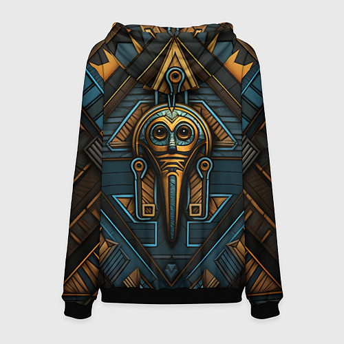 Мужская толстовка Узор в египетском стиле / 3D-Черный – фото 2