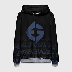 Толстовка-худи мужская Evil geniuses style, цвет: 3D-меланж